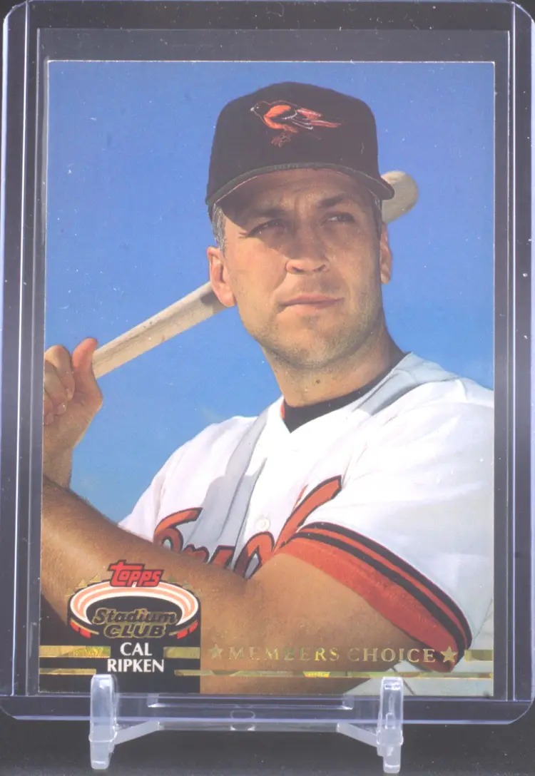 1992 Stadium Club Members Choice, Cal Ripken Jr, Baltimore Orioles
