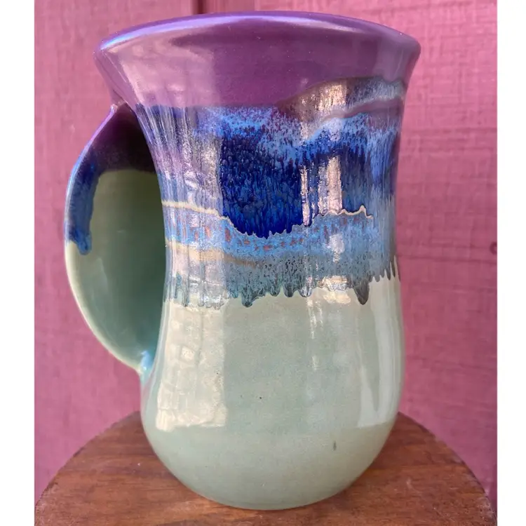 Neher Left-handed, Hand-warming Mug. Signed and Dated 2011 or 2014.