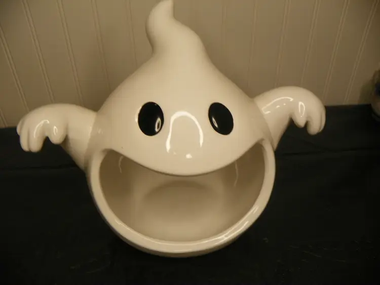 Halloween Hyde and Eek Ghost Candy Bowl