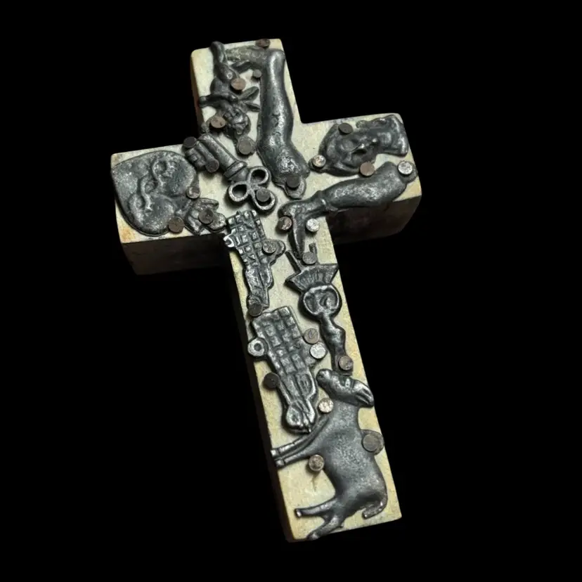 Mexico Folk Art Milagros Cross