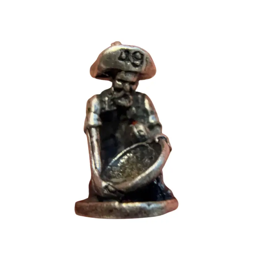 Vintage Sterling Silver 49’er Gold Panner Knott's Berry Farm Charm