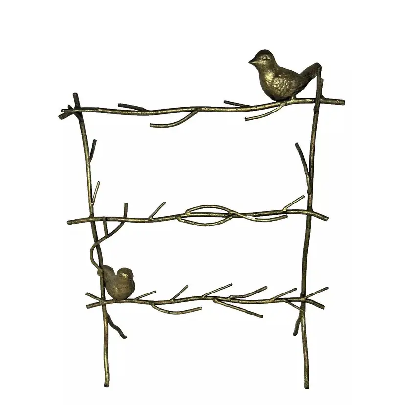 Birds on Branch Jewelry or Watch Holder Display~ Antique Gold ~ Two's Company Co.