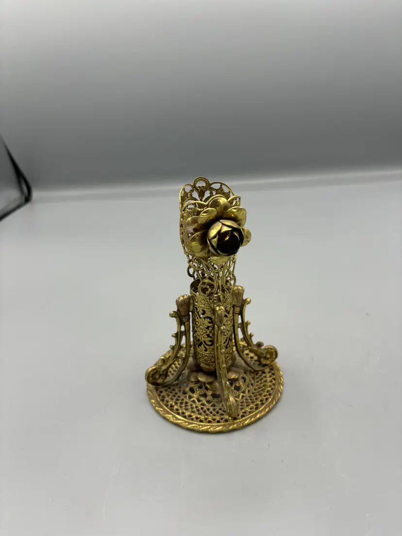 Matson gilded bud vase