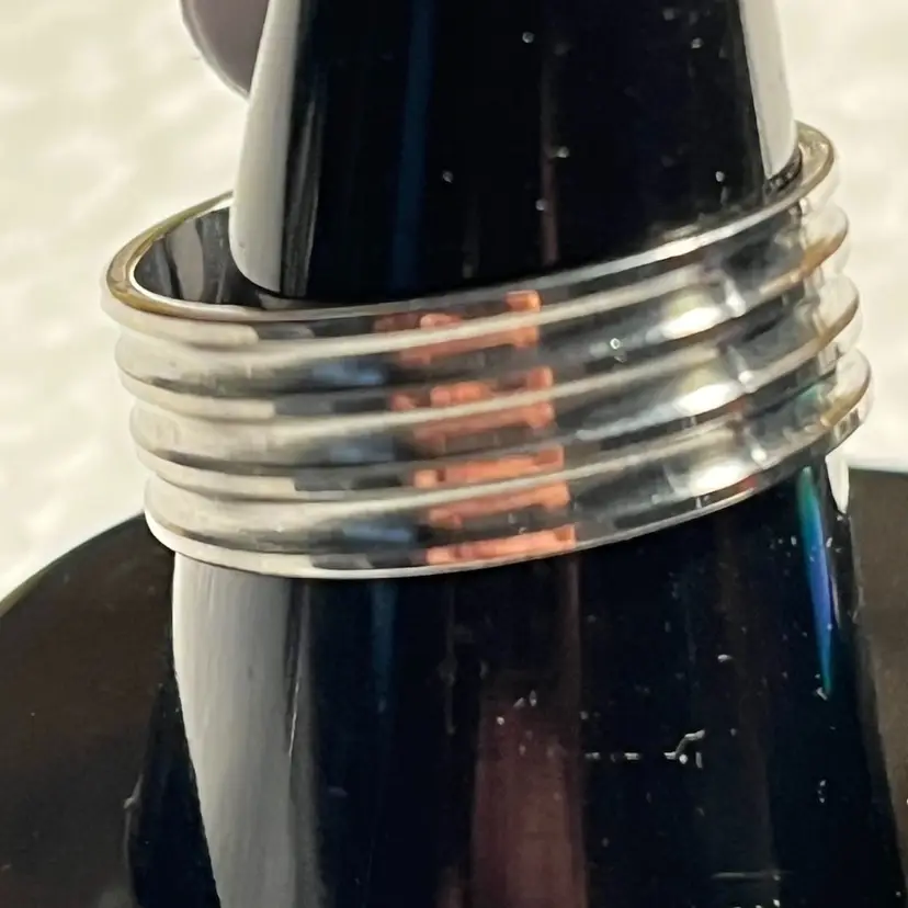 Stainless Steel Ring As Pictured Size 8