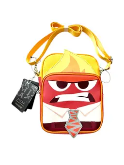 Disney Pixar Loungefly Inside Out Anger Crossbody Bag - Fire Glows in Dark NWT