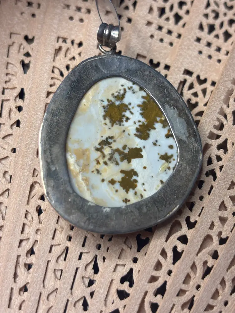 Jasper Pendant - Sterling Silver