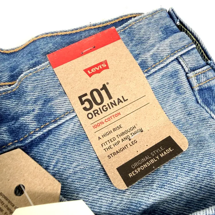 Levi’s 501 High Rise Straight Jeans Shine Theory Women’s Size 28x30