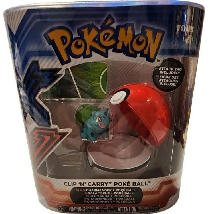 ERROR Pokemon XY Bulbasaur Clip 'n Carry Poke Ball Tomy 2013 in a  CHARMANDER