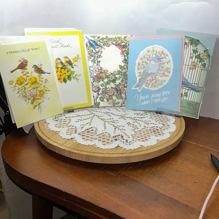 Vintage NOS Set Of 6 “Bird” Greeting Cards Of Various Sentiment