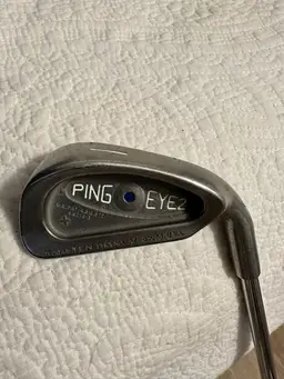 Ping Eye 2 (Blue Dot) 1 Iron. Super Cool Club, Original Shaft And Grip!