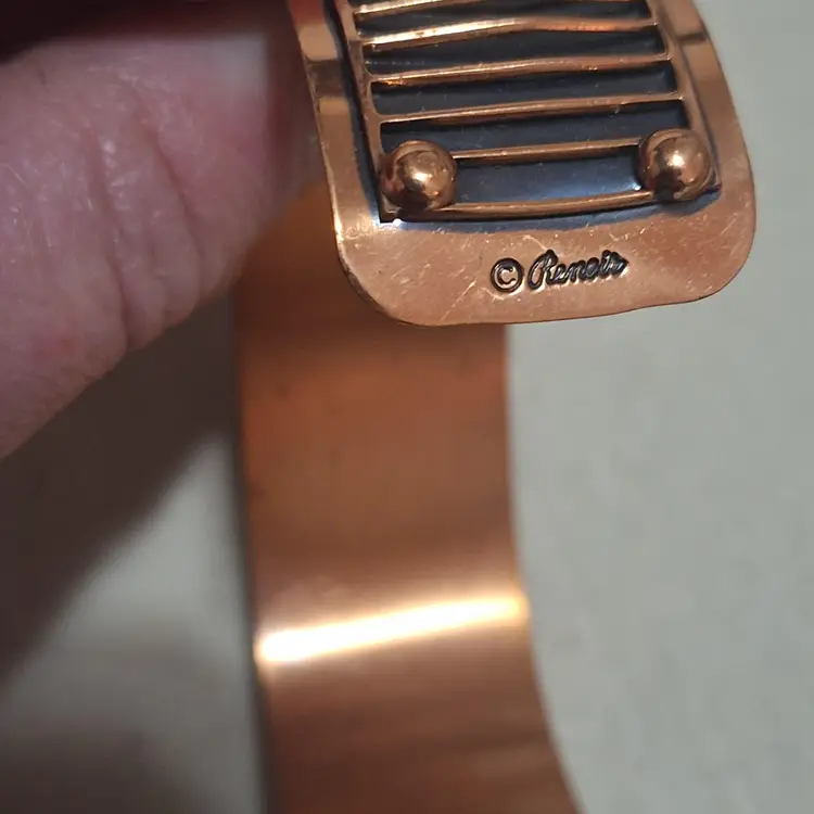 Renoir Pure Copper Shadow Box Cuff