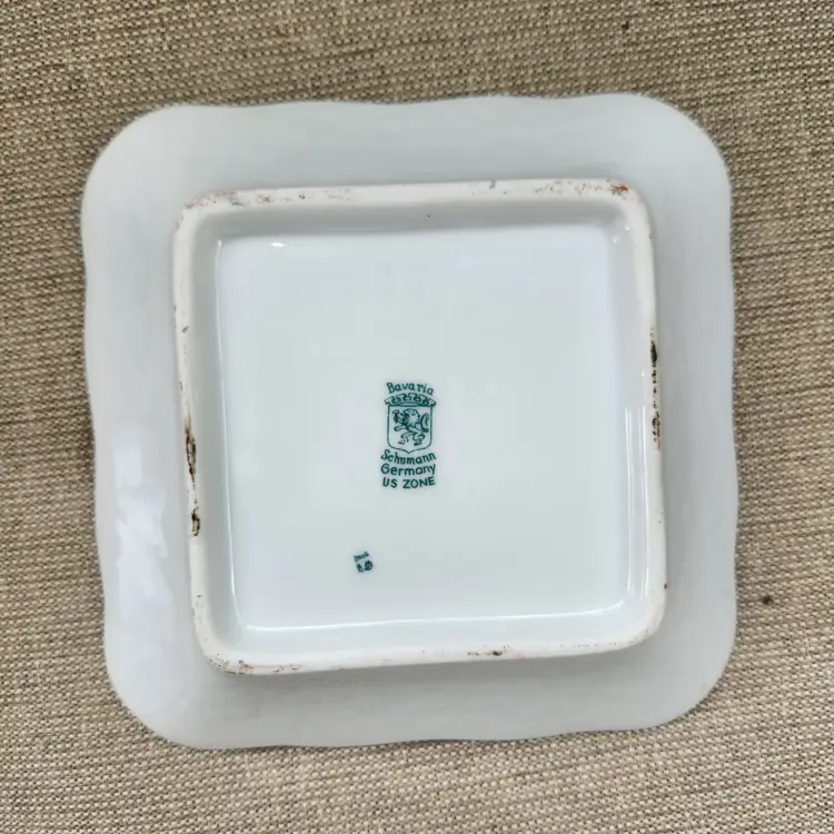 Trinket/Candy Dish 4" Bavaria Schumann-Germany U.S. Zone