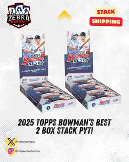 Miami Marlins - ZB 26110: 2025 Bowman’s Best 2 Box Stack PYT 5