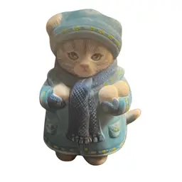 1985 Schmid Kitty Cucumber Figurine