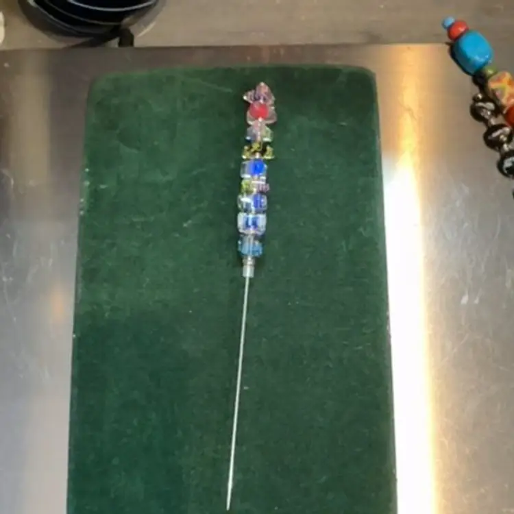 Optical Illusion Hat Pin 6 In