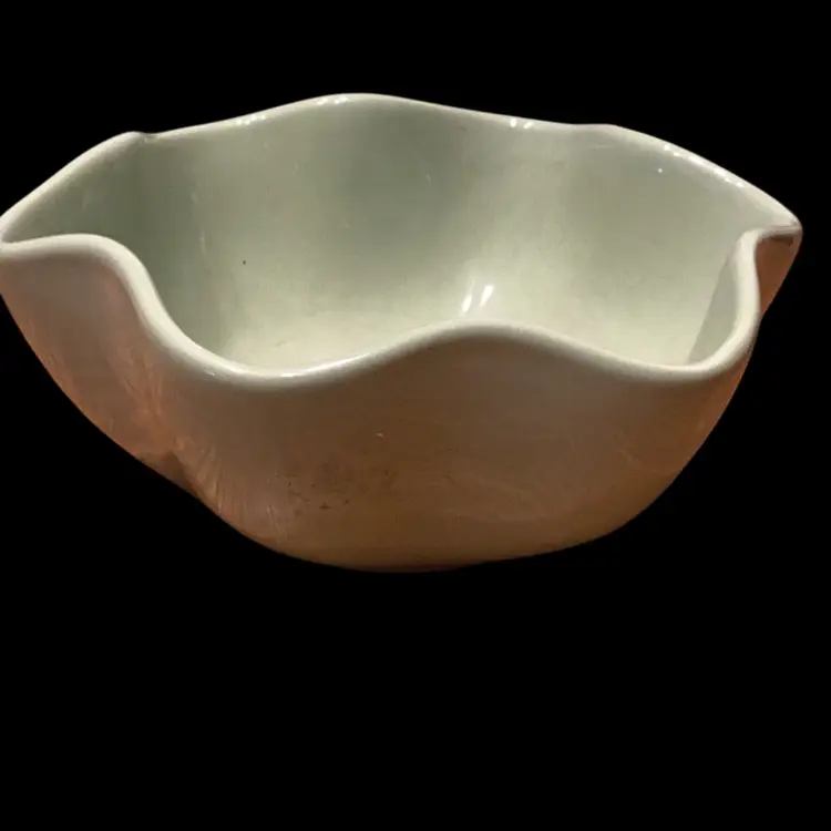 Gail Pittman Gp Hospitality Collection Sage Green 6 Inch Fluted Bowl