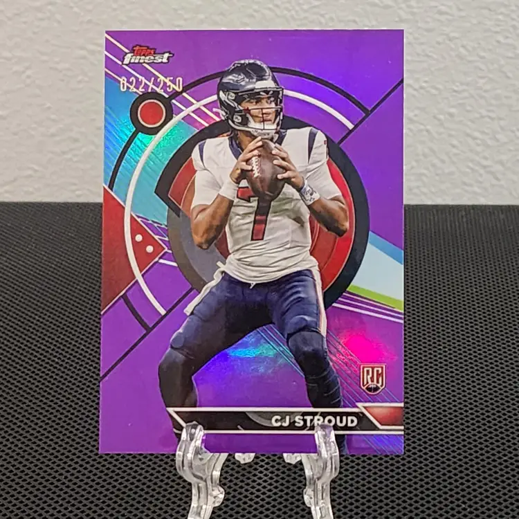 CJ Stroud 2024 Topps Finest Rookie Purple Refractor /250