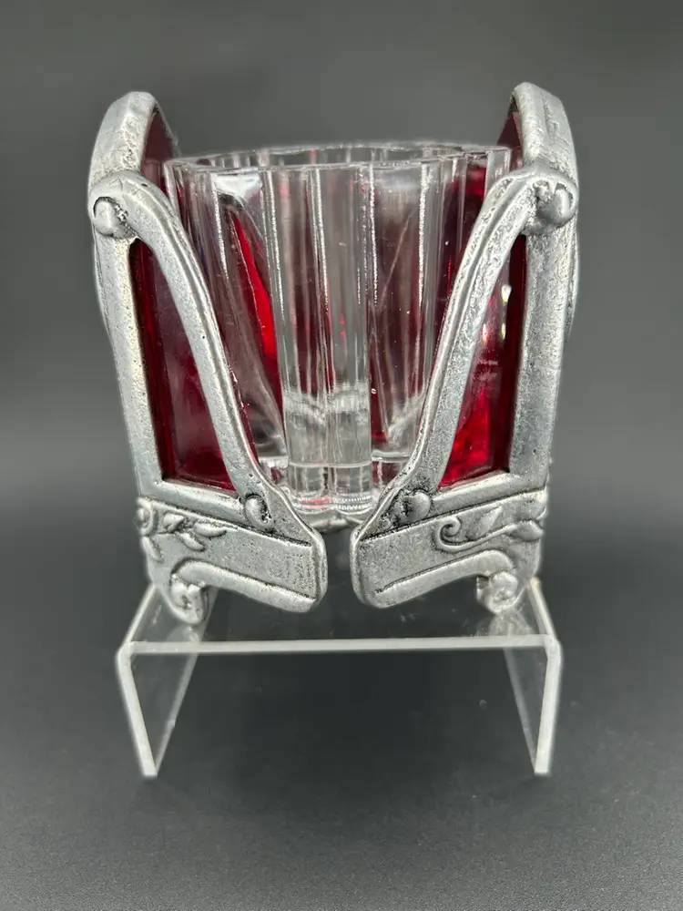 Carson Pewter Heart Candle Holder