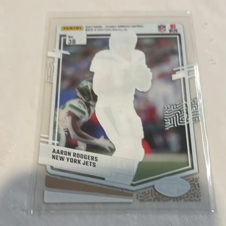 2023 Panini Clearly Donruss Football #38 Aaron Rodgers New York Jets QB