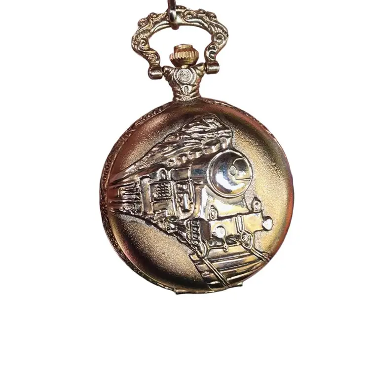 Vintage Geneva Train Pocket Watch