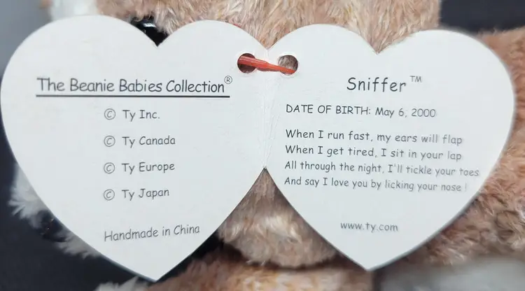 TY Beanie Baby - Sniffer - 2000