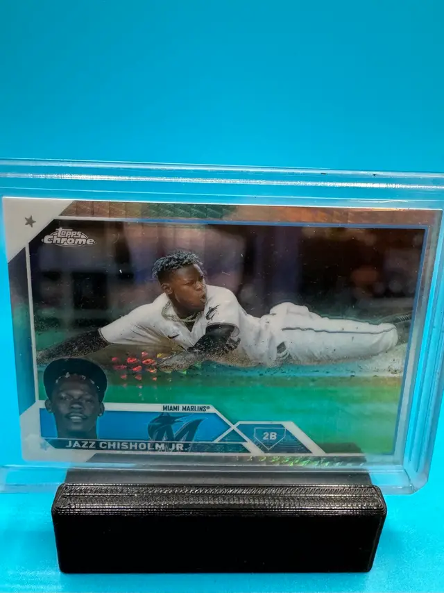 Jazz Chisholm Topps Chrome Prism Refractor Miami Marlins