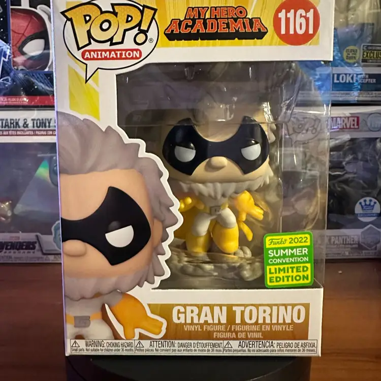 Funko Pop! Gran Torino My Hero Academia 1161 2022 Summer Convention Limited Edition