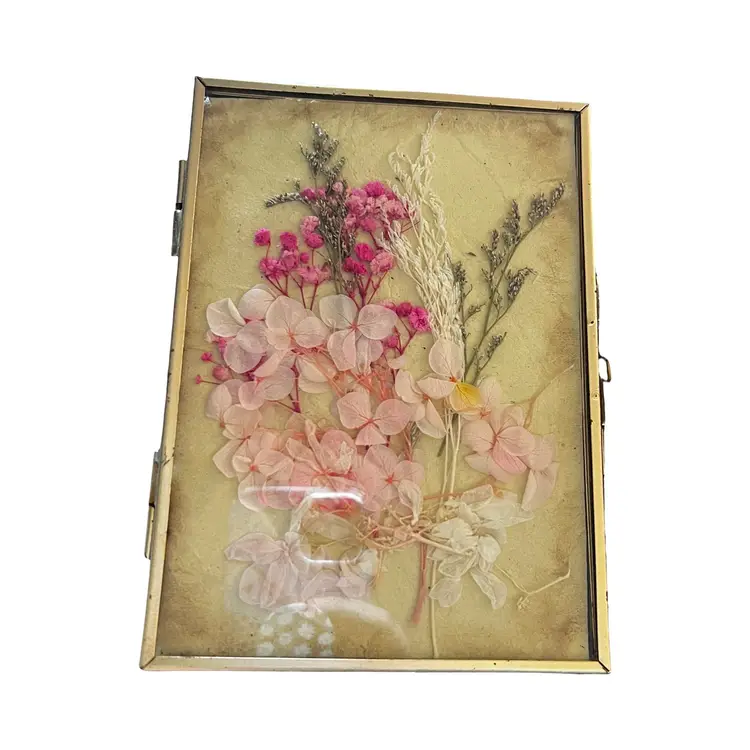 011 Upcycled Vintage Glass Gold Tone Shadow Box Romantic Cottage French Country Decor  Made By Me Drnksuzy DIY OOAK