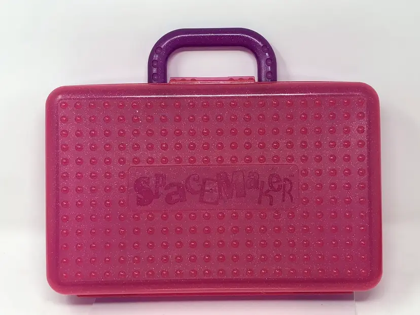 Classic Spacemaker Plastic Bubble Top School Supply Box