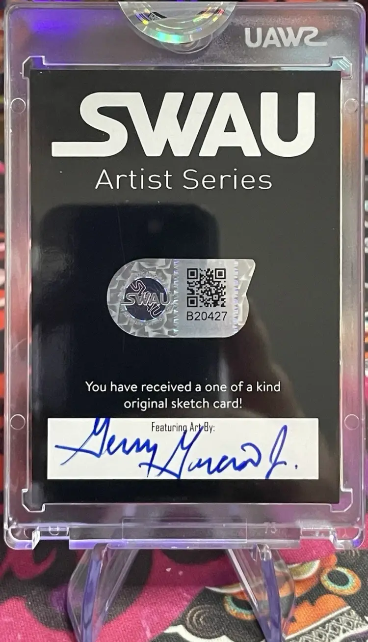 Elizabeth Rodriguez as Rafa Martez Star Wars Auto SWAU Sketch by Gerry Garcia Jr