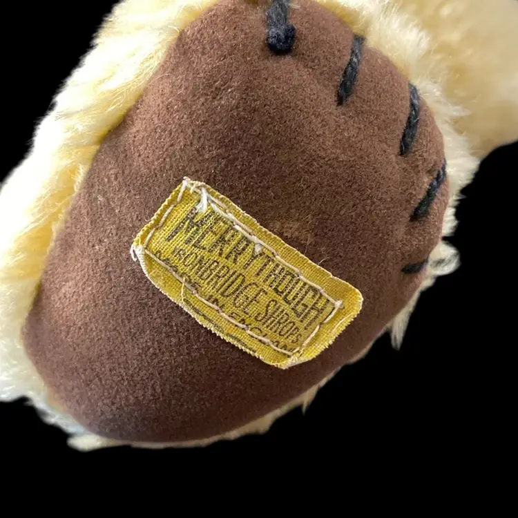 Vintage Merrythought Cheeky England Bear Jointed Bells In Ears