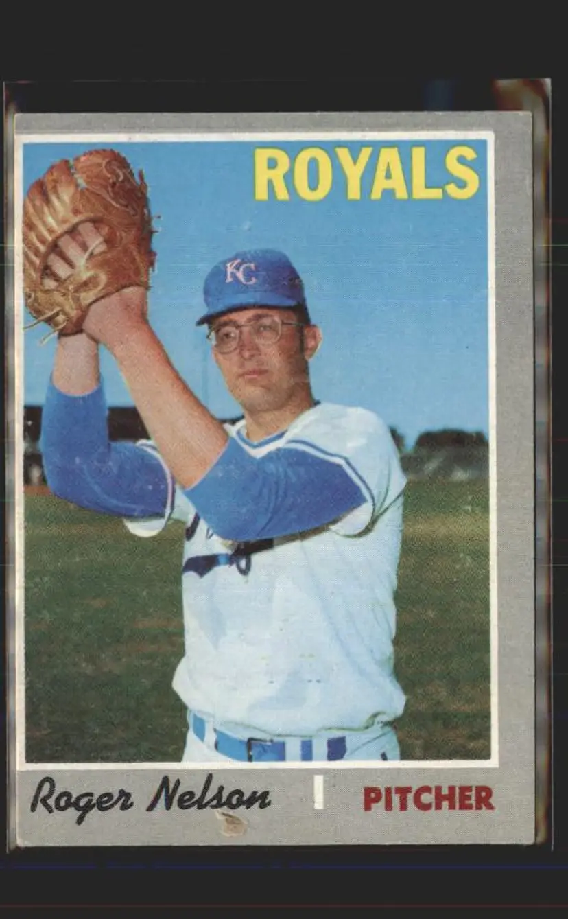 Roger Nelson 1970 Topps #633 - (pk6) - Kansas City Royals