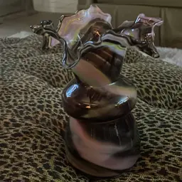 Vintage Hand Blown Art glass Vase