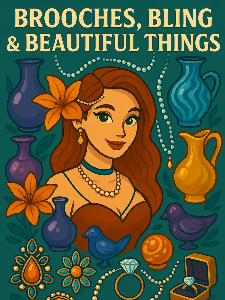 Brooches, Bling And Beautiful Things