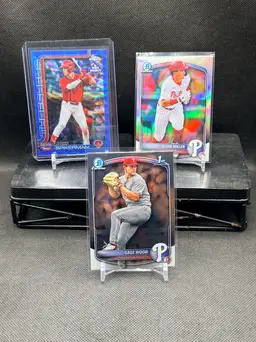 Philadelphia Phillies Lot - Spikerman /150, Aidan Ref, Gage Wood 1st