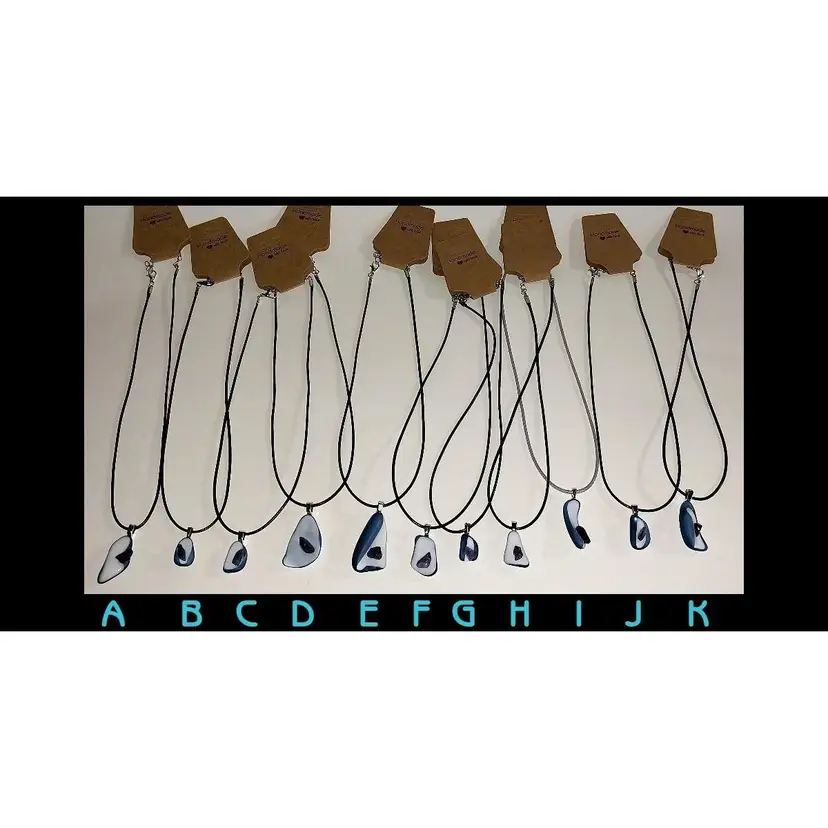 'MOTHER & CHILD' Abstract Upcycled Vintage Fenton Glass Pendant Necklaces!
Chose by letter of desired piece/s, in Variants!