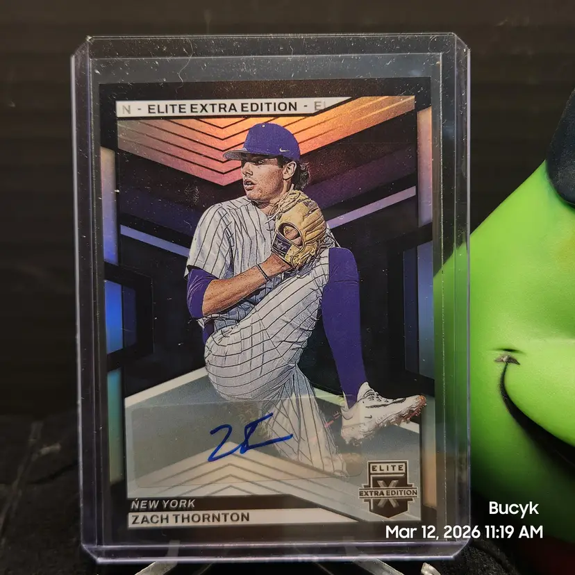 2023 Panini EEE Auto - Zach Thornton New York Mets