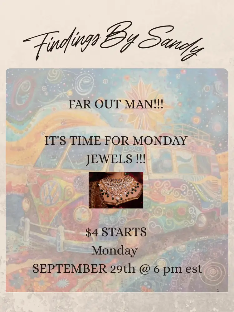 Far Out Man ~~ It's Monday Jewelry  ~~ $4 Starts‼️
