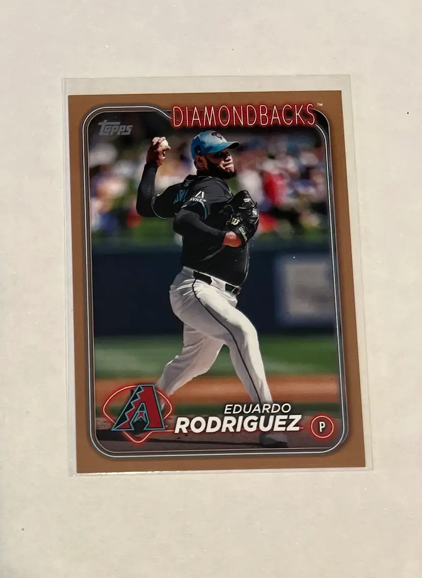 Eduardo Rodriguez Topps Gold /2024 Arizona Diamondbacks