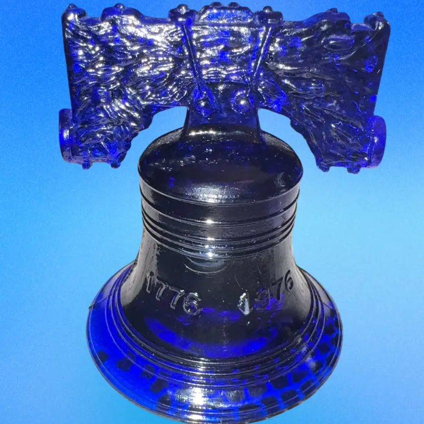 Bi-Centennial Cobalt Blue 1776-1976 Liberty Bell