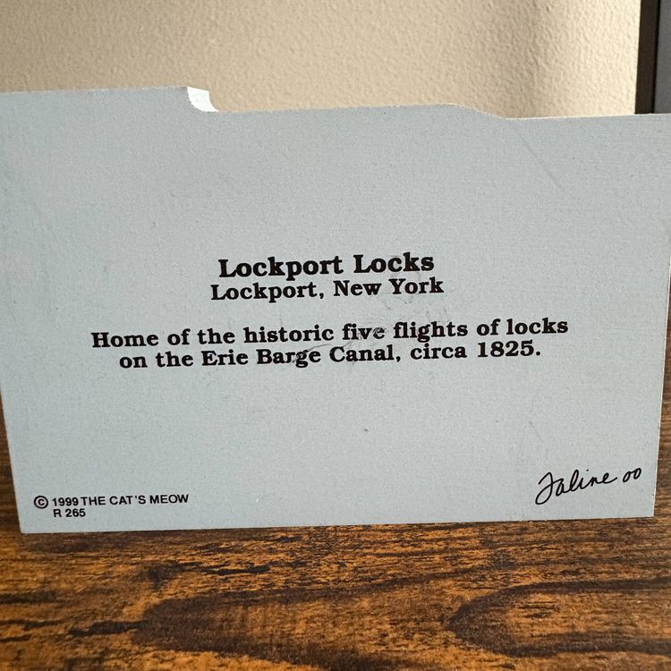 Cat Meow Lockport locks, Lockport New York