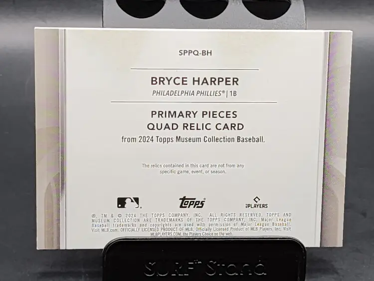 2024 topps Museum Collection Bryce Harper /49