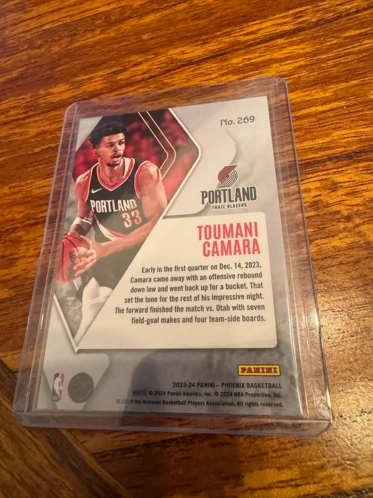 2023-24 Phoenix Toumani Camara Teal RC X2