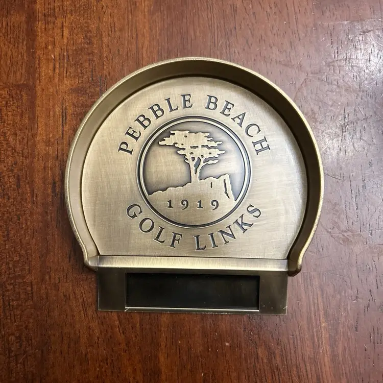 Pebble Beach Golf Links 1919 Brass Putting Cup