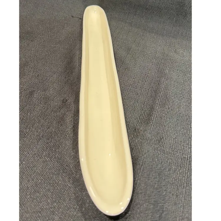 Vintage Carnevale McCarty of Memphis Pottery Olive Boat 16", Signed