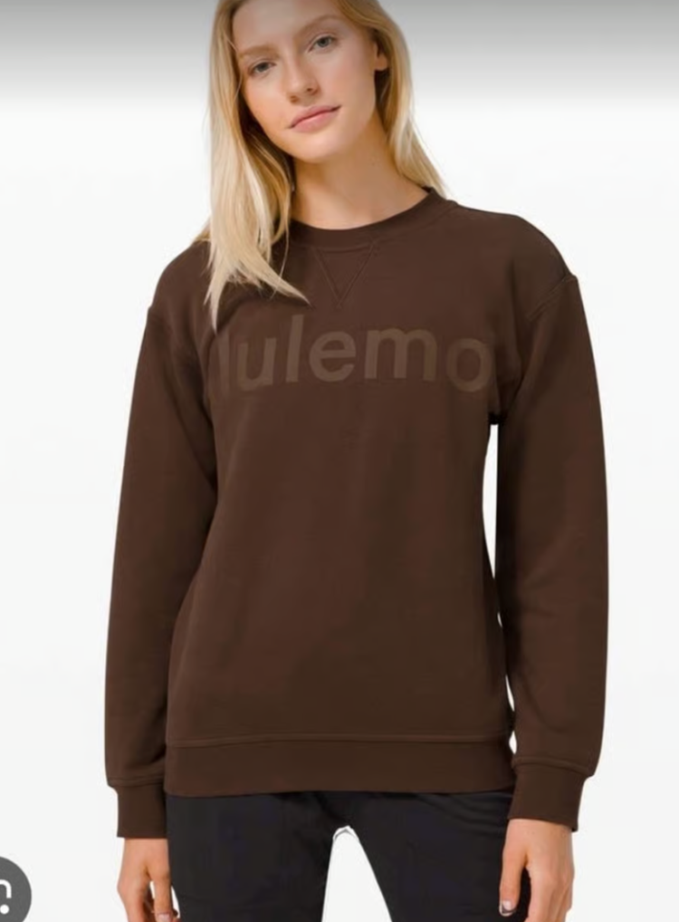 Lululemon All Yours Crew Earth Brown Size 8