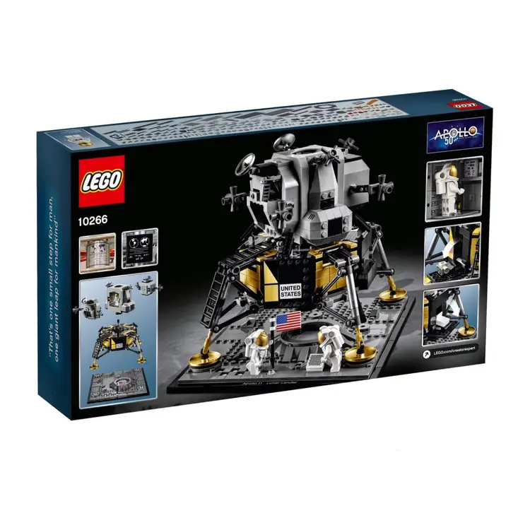 LEGO NASA Apollo 11 Lunar Lander 10266 Space New Sealed Retired Bubble Wrap