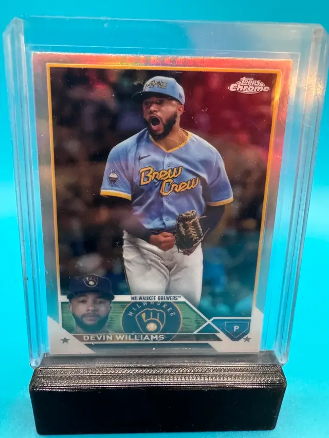 Devin Williams Topps Chrome Refractor RC Milwaukee Brewers