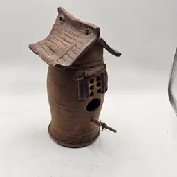 Studio Art Pottery bird house handmade