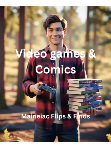 Video Games & Comics- Wii Console, Ds, Vg And Comic Lots